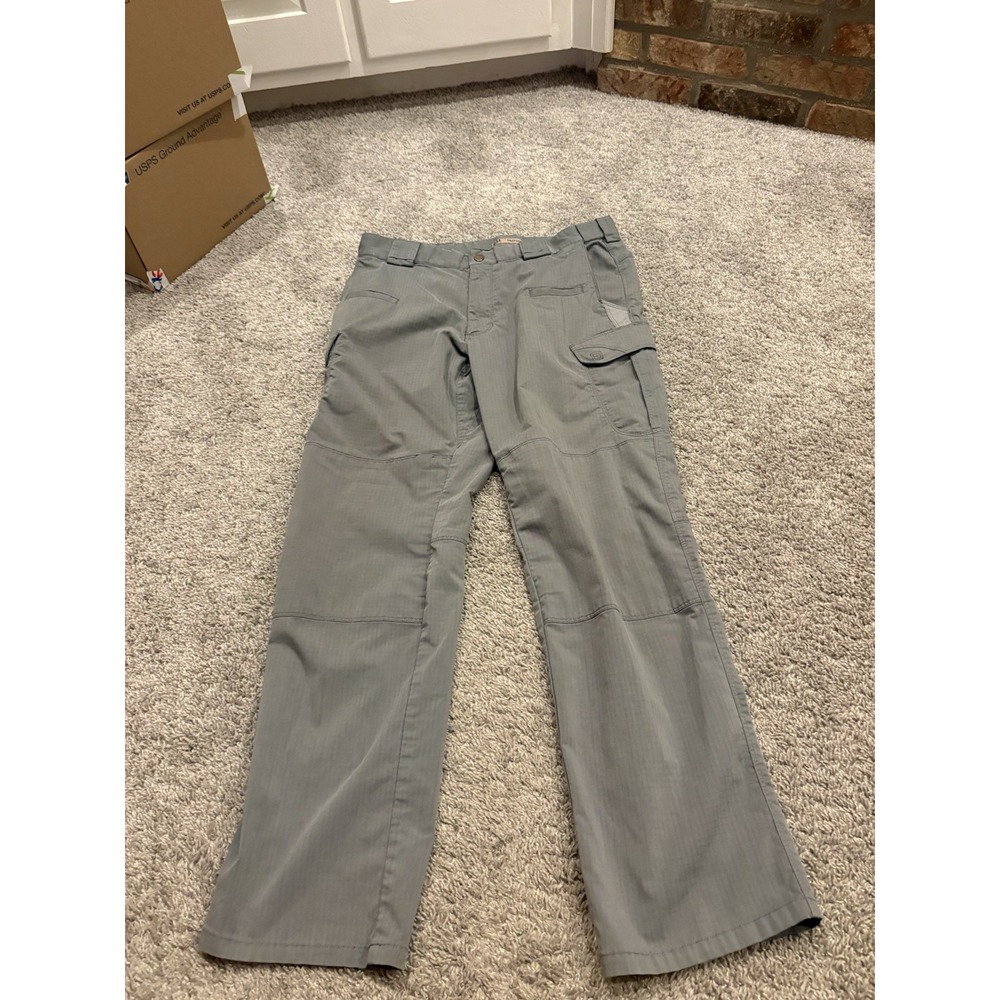 5.11 Tactical Taclite Pro Pants 36x32 Gray Ripstop Cargo Outdoor 74369-092 Grey